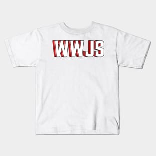 what would jesus say (red) Kids T-Shirt
